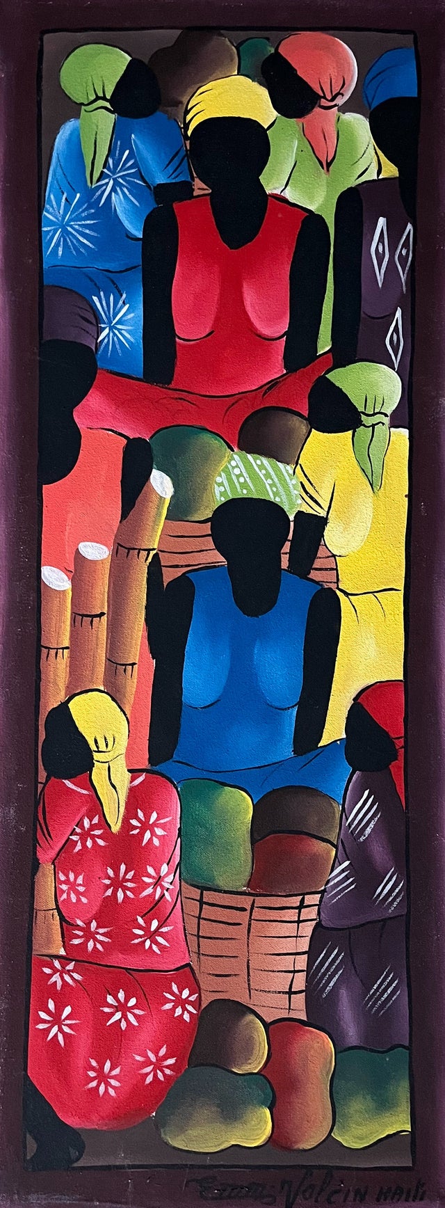 Haitian Art - Market Scenes | The Haiti Project