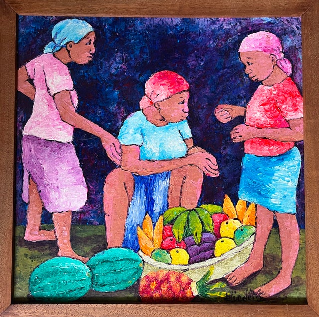 Haitian Art - Market Scenes | The Haiti Project