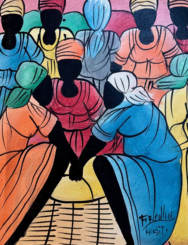 Haitian Art - Market Scenes | The Haiti Project