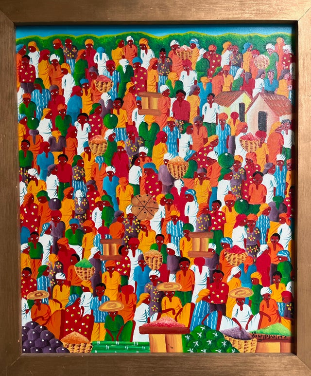 Haitian Art - Market Scenes | The Haiti Project