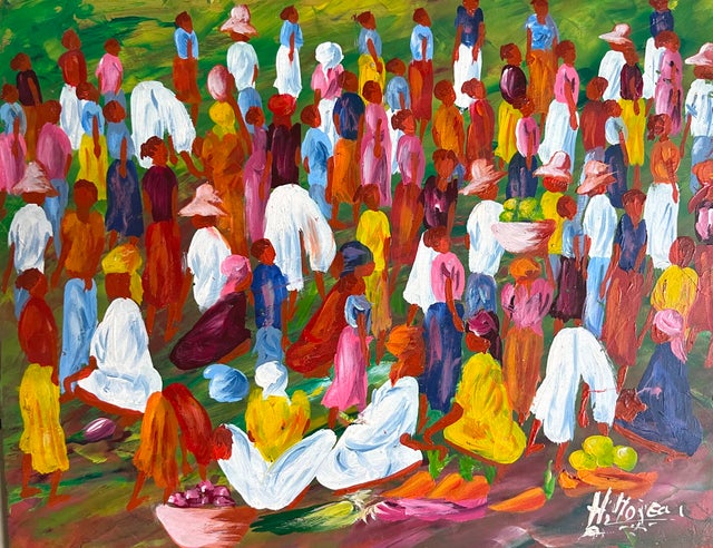 Haitian Art - Market Scenes | The Haiti Project