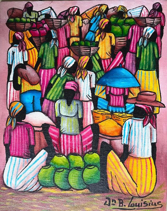 Haitian Art - Market Scenes | The Haiti Project
